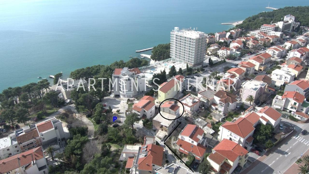 Apartmani Nikmar Макарска Экстерьер фото